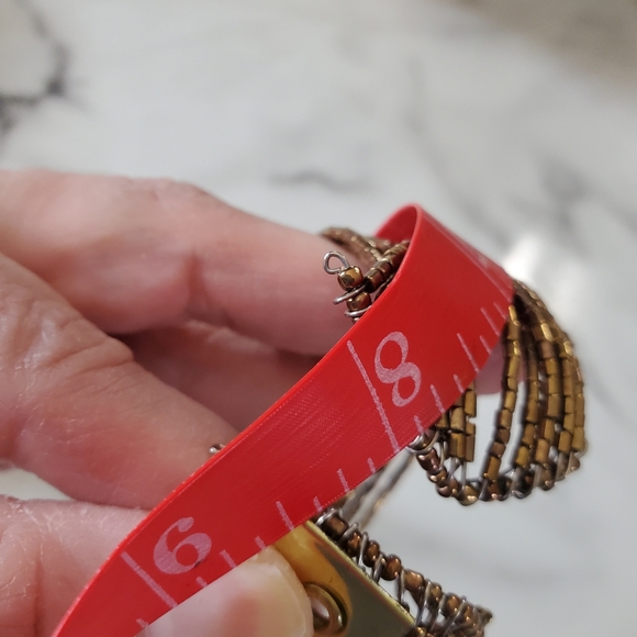 Shooting Stars Copper Seed Bead Cuff Bracelet 💥3 for $24💥 - Picture 15 of 16